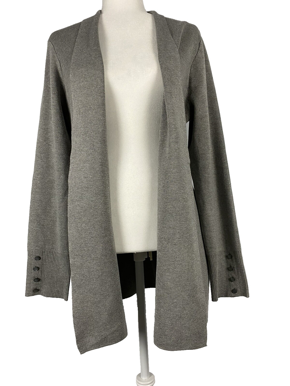Cyrus rayon cardigan knit warm women gray Gran/heath XL A001839
